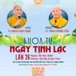 KHÓA TU NGÀY TỊNH LẠC lần 26 KT26