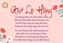 Giọt Lệ Hồng – Thích Phước Tiến giọt lệ hồng