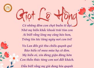 Giọt Lệ Hồng – Thích Phước Tiến giọt lệ hồng