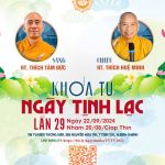 KHÓA TU NGÀY TỊNH LẠC lần 29 29