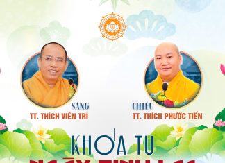 KHÓA TU NGÀY TỊNH LẠC lần 30 poster