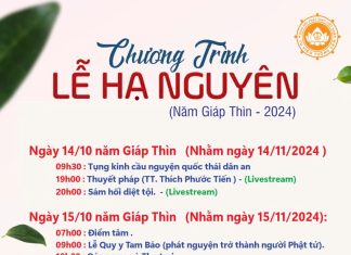 CHƯƠNG TRÌNH LỄ HẠ NGUYÊN NĂM GIÁP THÌN – 2024 poster