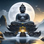 Bồ Tát Thường Bất Khinh – Chuyển Vận Pháp Hoa Xuyên Suốt Mọi Thời Đại pngtree spritual buddha with mooon image 15582106
