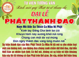 Chương Trình ĐẠI LỄ PHẬT THÀNH ĐẠO – Năm GIÁP THÌN KY NIEM PTD 2024