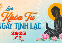 Lịch Khóa Tu Ngày Tịnh Lạc năm Ất Tỵ – 2025 LICH KT 2025