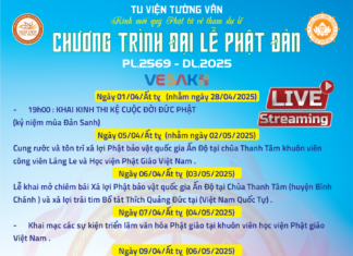 Chương Trình Đại Lễ Phật Đản VESAK PL.2569 – DL.2025 CHƯƠNG TRINH LE PHAT DAN 2025 01 01 01 01 01