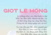 GIỌT LỆ HỒNG – THÍCH PHƯỚC TIẾN Giot le hong hong