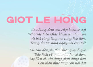 GIỌT LỆ HỒNG – THÍCH PHƯỚC TIẾN Giot le hong hong