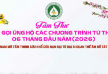 TÂM THƯ KÊU GỌI ỦNG HỘ Các Chương Trình Từ Thiện 06 tháng đầu năm Bính Ngọ – 2026 quỹ Copy copy