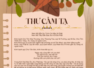 THƯ CẢM TẠ SAU LỄ TANG SINH MẪU TT. THÍCH PHƯỚC TIẾN ThuCamTa TVTV edit