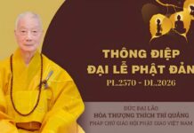 Thông điệp Đại lễ Phật đản Phật lịch 2570 của Đức Pháp chủ GHPGVN ht pháp chủ (1)