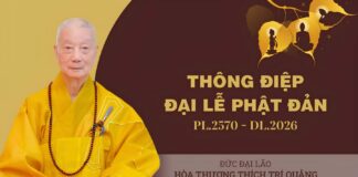Thông điệp Đại lễ Phật đản Phật lịch 2570 của Đức Pháp chủ GHPGVN ht pháp chủ (1)