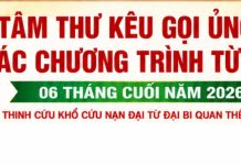 TÂM THƯ KÊU GỌI ỦNG HỘ Các Chương Trình Từ Thiện 06 tháng cuối năm Bính Ngọ – 2026 VU LAN (1)