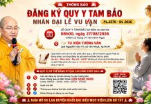ĐĂNG KÝ QUY Y TAM BẢO NHÂN ĐẠI LỄ VU LAN PL.2570 – DL.2026 đăng ký quy y lễ vu lan